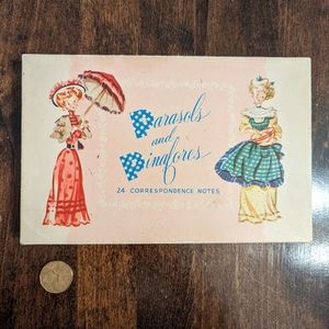 Parasols and Pinafores vintage cardboard box